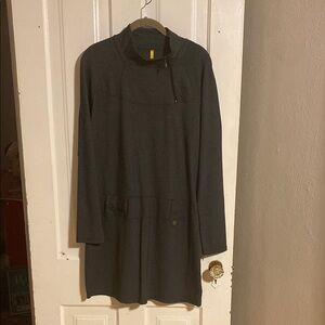 Lole Charcoal Long Sleeve Dress